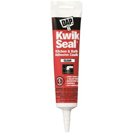 HARDWARE EXPRESS Dap Kwik Seal Tub And Tile Adhesive Caulk 5.5 Oz. Clear 70798180086